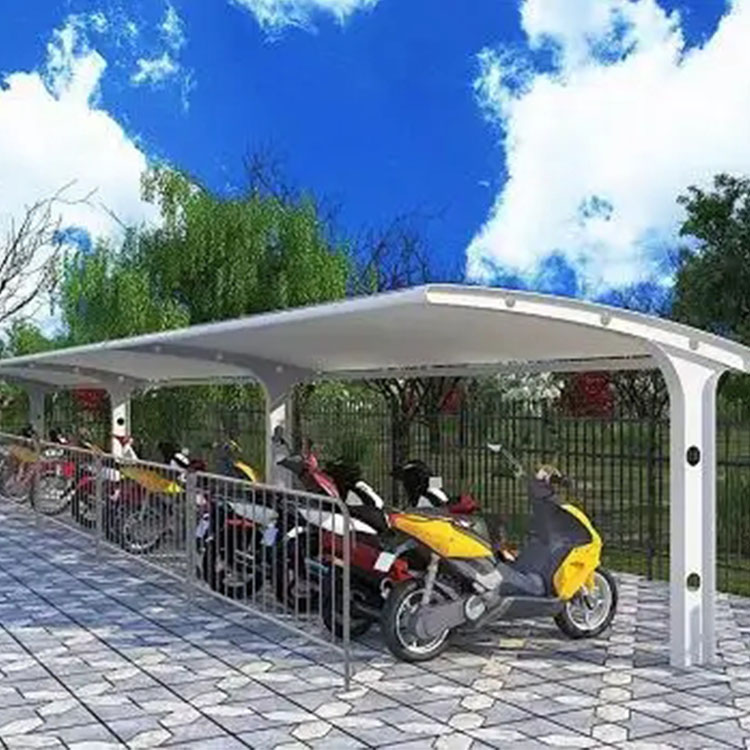 红河县膜结构电动车棚