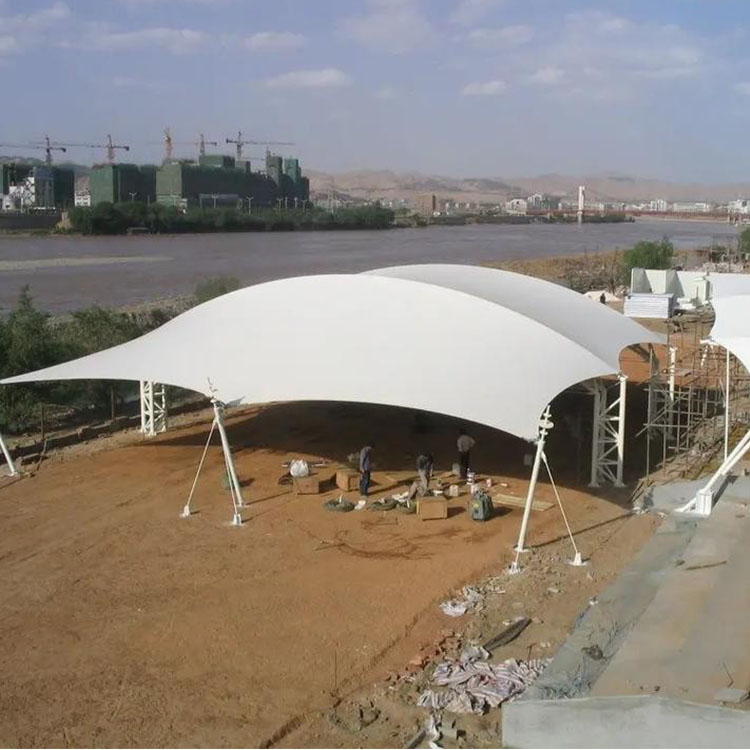 红河县膜结构汽车棚